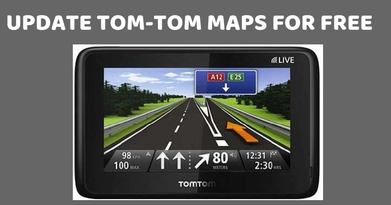 Here’s how you can update your TomTom map – for free